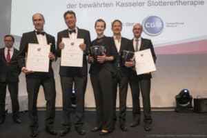 Die Kasseler Stottertherapie gewinnt zusammen mit der AOK den dfg Award 2019 in der Kategorie „Herausragende digitale Versorgungsmodelle im Gesundheitswesen“