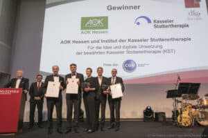 Die Kasseler Stottertherapie gewinnt zusammen mit der AOK den dfg Award 2019
