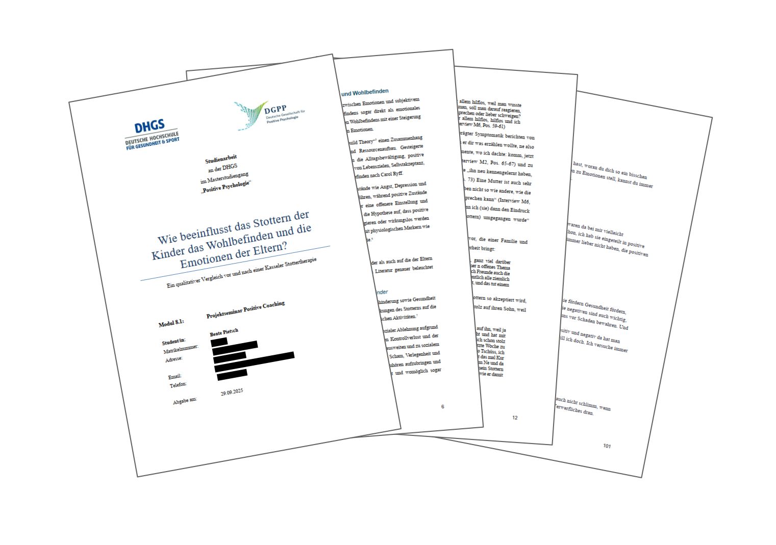 Wie beeinflusst das Stottern der Kinder das Wohlbefinden und die Emotionen der Eltern? 